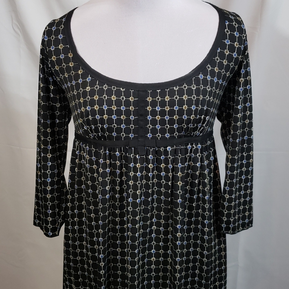 EUC M.S.S.P. 3/4 Sleeve Pattern Dress Size Medium - Picture 6 of 6
